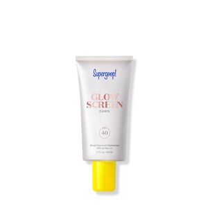 Supergoop! Mineral Glow Screen SPF 40 - soft radiance drops in Golden hour